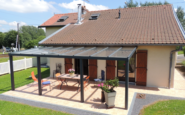 Toiture de terrasse L1800 x P4250 - Vert