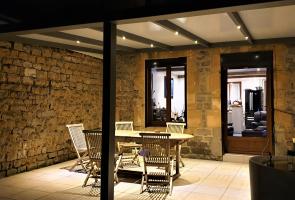 Eclairage LED toiture de terrasse 