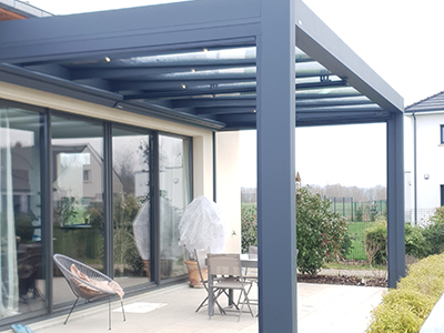 Pergola aluminium Pallazzo SQOPE