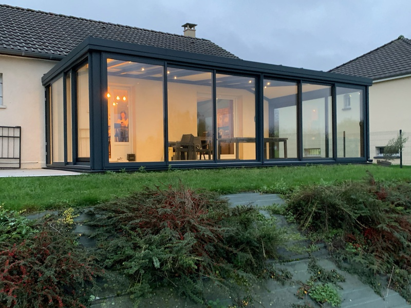 Veranda aluminium ardennes